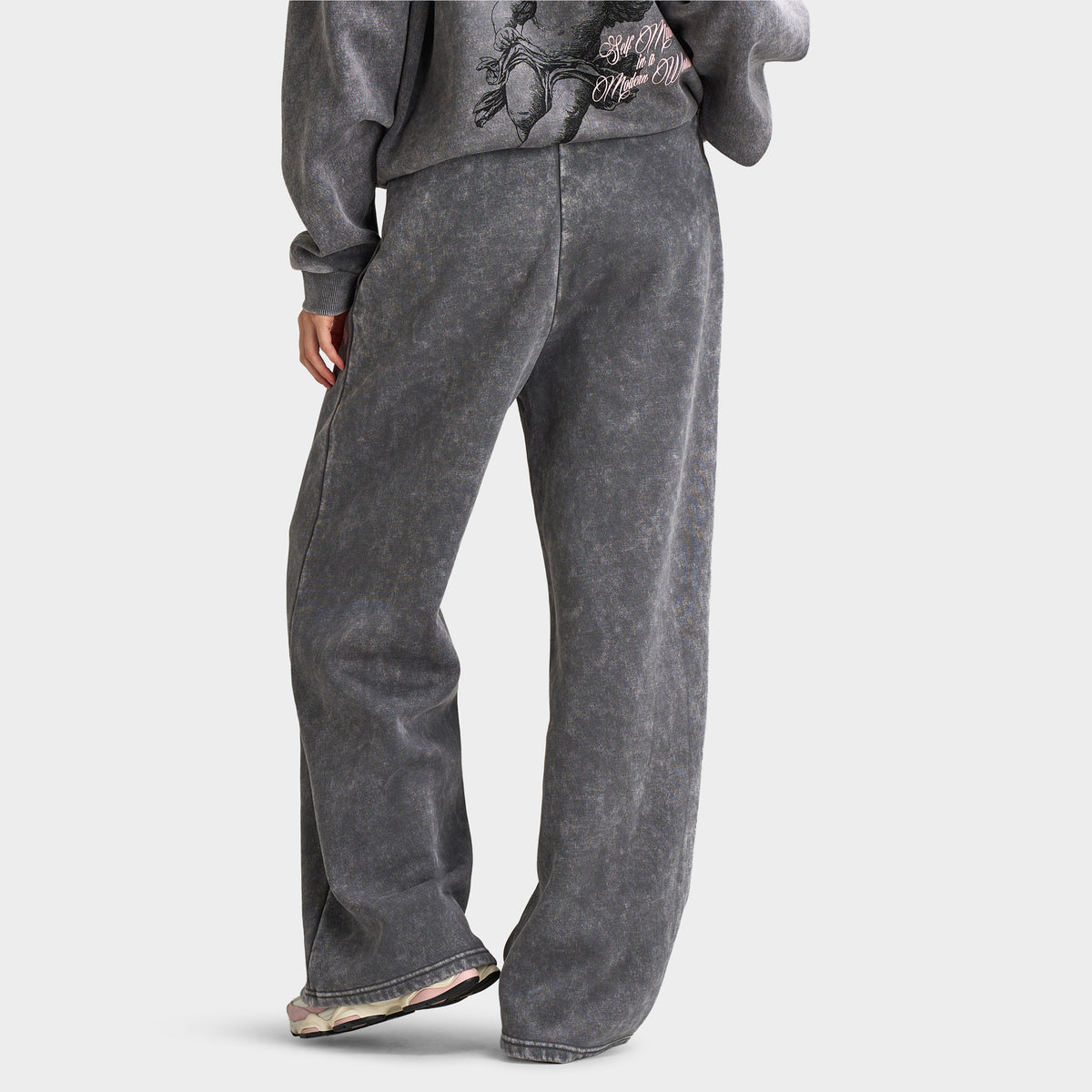 Supply & Demand Barns Wide Leg Pant / Washed Charcoal