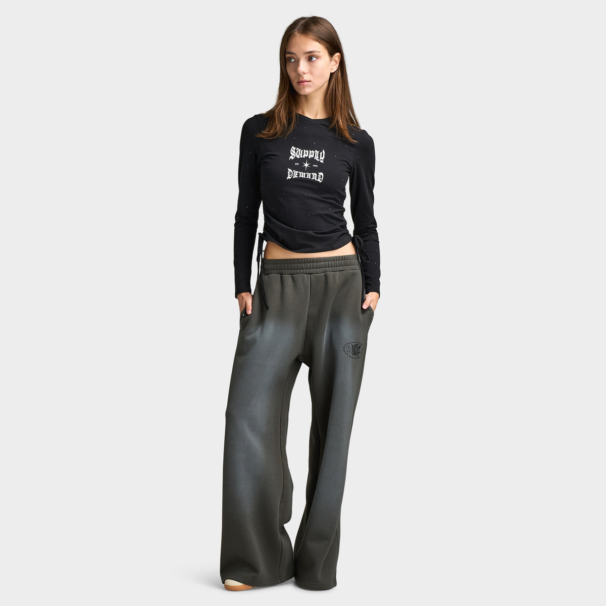 Supply & Demand Women's Witz Wide Leg Jogger/ Elegance