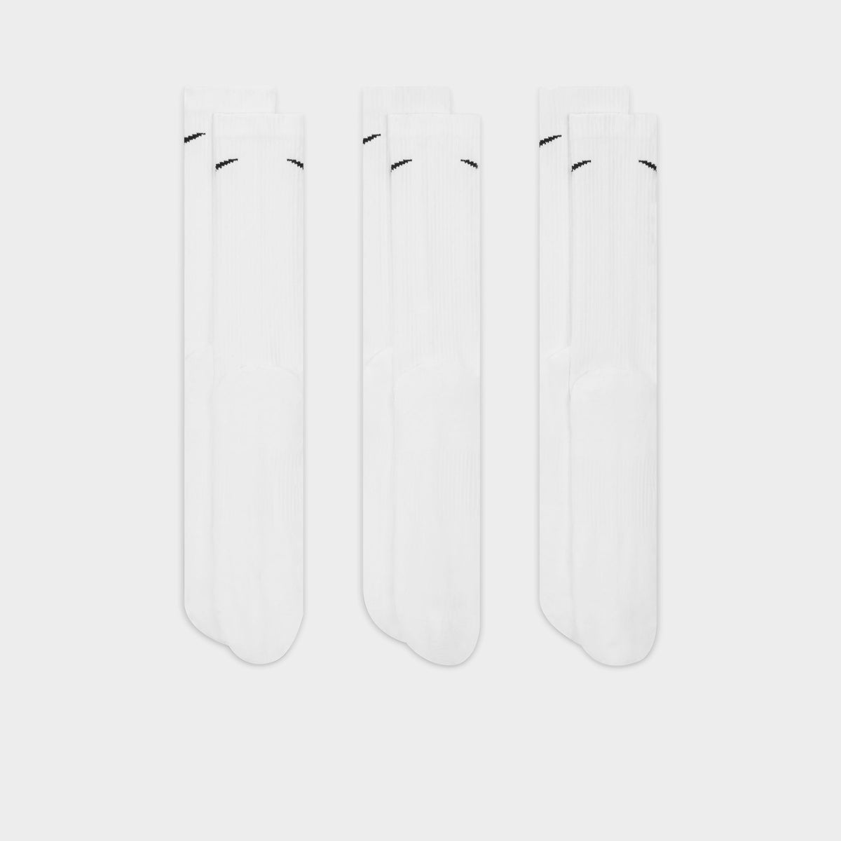 Nike Everyday Plus Cushioned Socks (3-Pack) White / Black