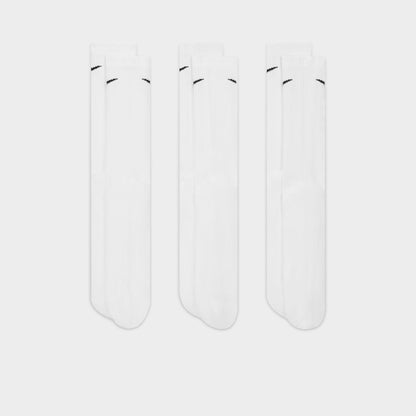 Nike Everyday Plus Cushioned Socks (3-Pack) White / Black