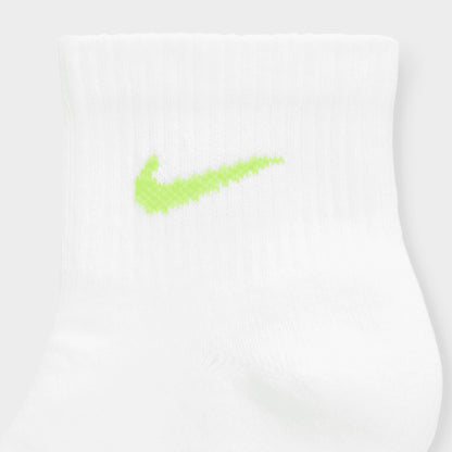 Nike Everyday Plus Chaussettes coussinées Blanc/Multi (3-Paires)