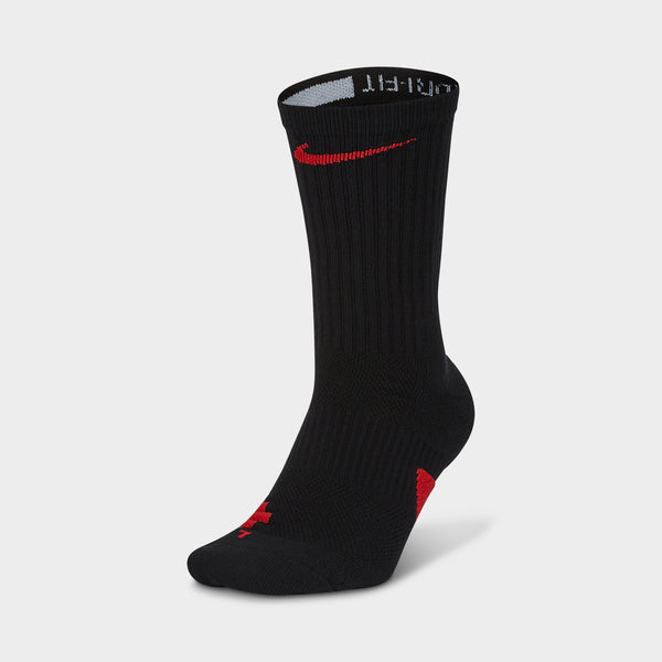 black and red nike elite socks