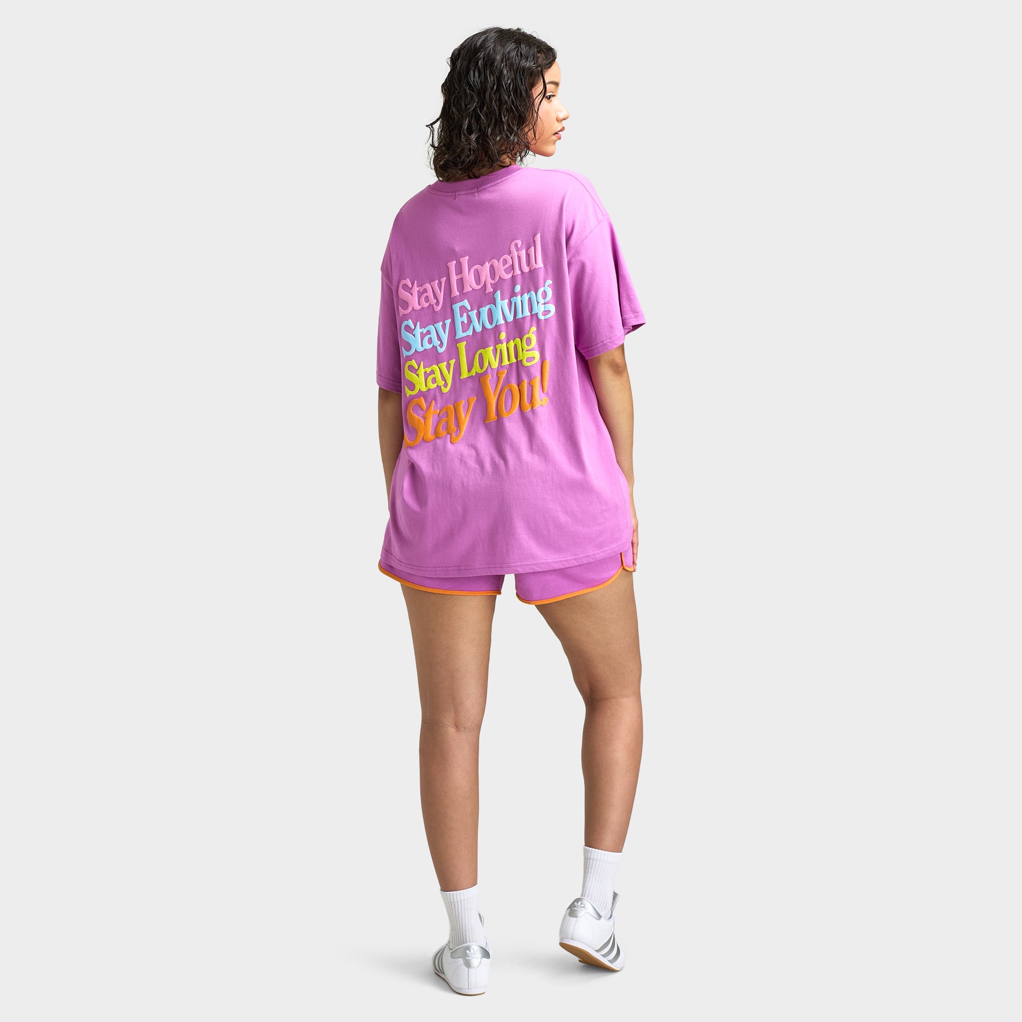 Mayfair Women's Stay You Oversized Boyfriend T-Shirt / Pink – JD