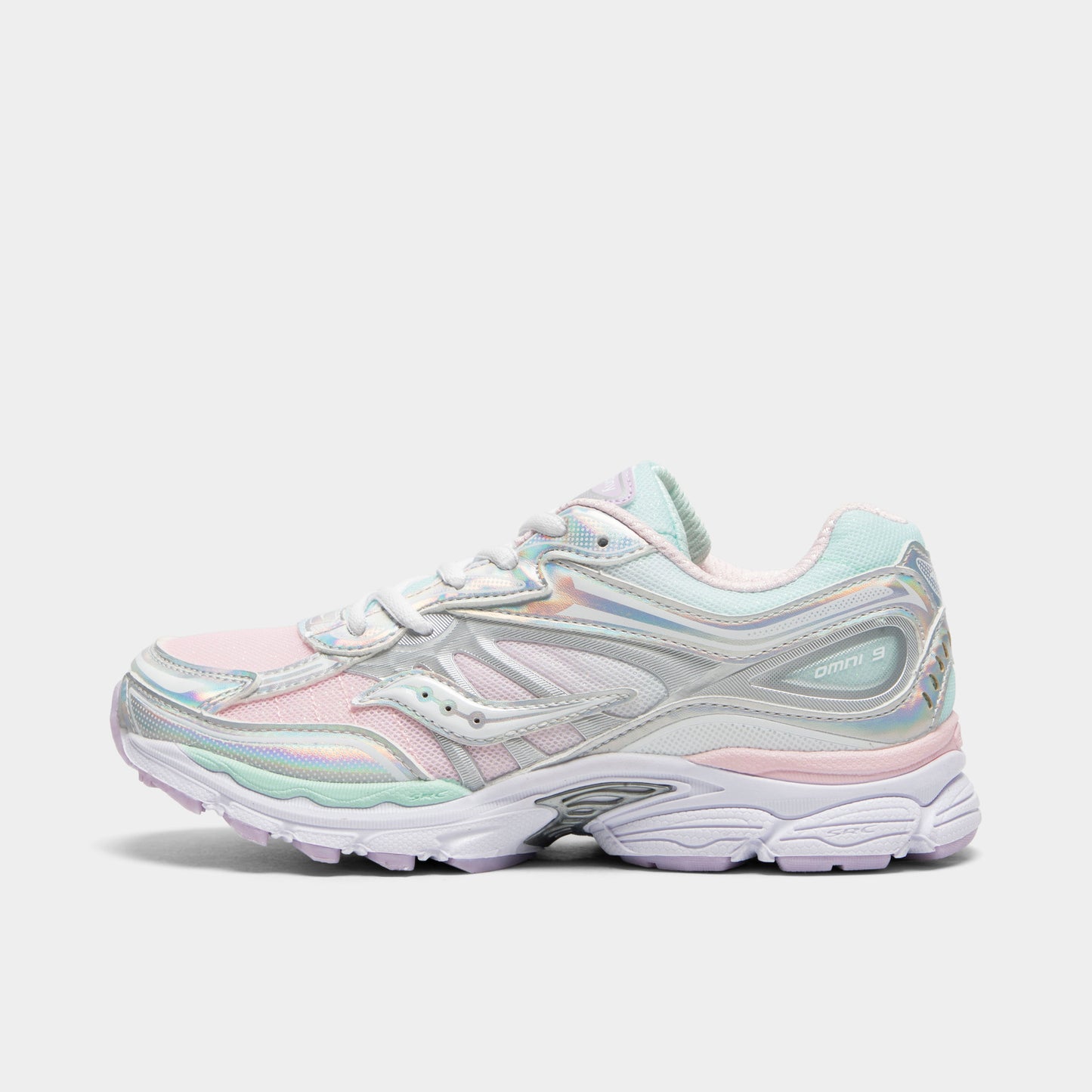 Saucony Juniors' Omni 9 Silver / Multi
