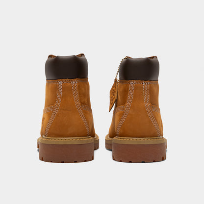 Timberland Children's 6-Inch Premium Lace Up Waterproof Boot / Wheat