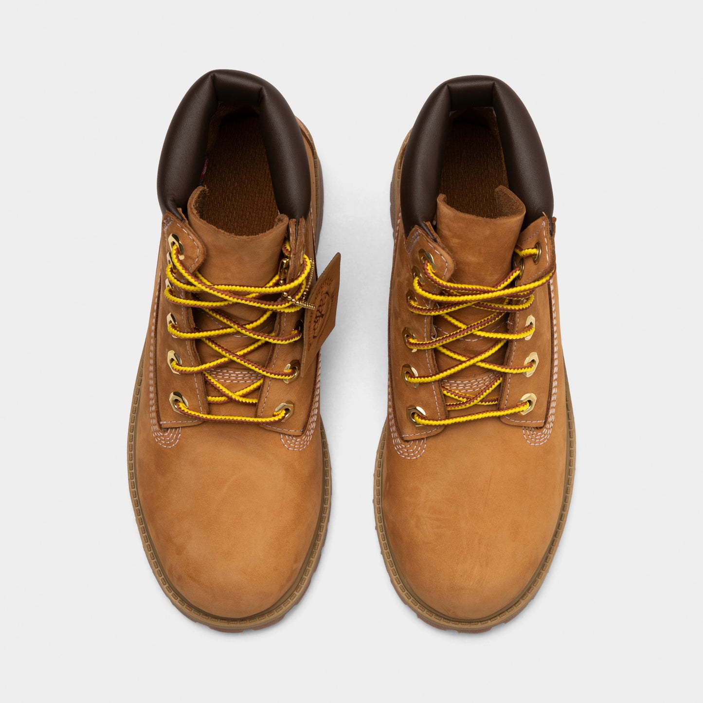 Timberland Juniors' 6-Inch Premium Lace Up Waterproof Boot / Wheat