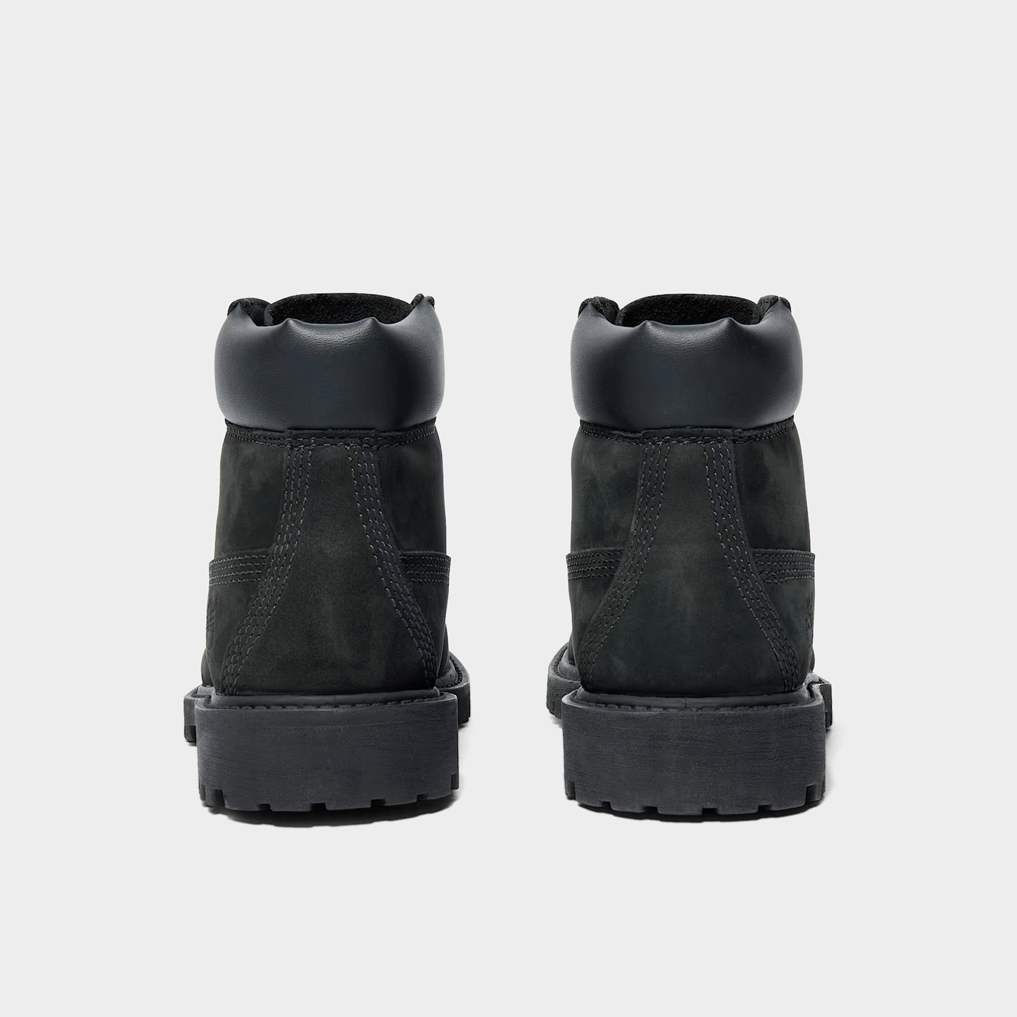 Timberland Childrens' 6 Inch Waterproof Boots / Black Nubuck