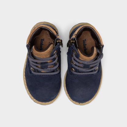 Timberland Pokey pour bébés Pin Nubuck Bleu Foncé / Brun Moyen