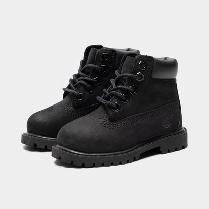 Timberland Toddlers' 6-Inch Premium Lace Up Waterproof Boot / Black