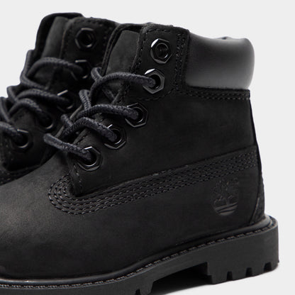 Timberland Toddlers' 6-Inch Premium Lace Up Waterproof Boot / Black