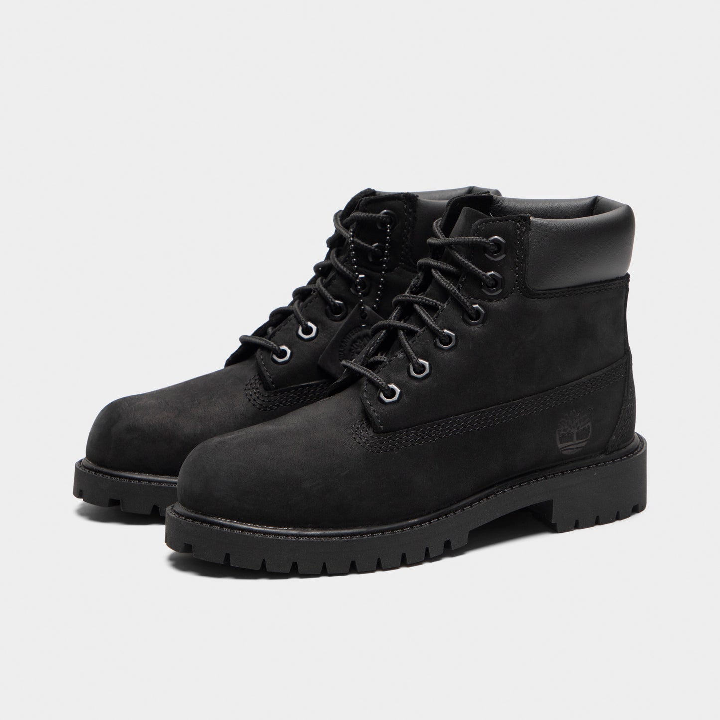 Timberland Children's 6-Inch Premium Lace Up Waterproof Boot  / Black