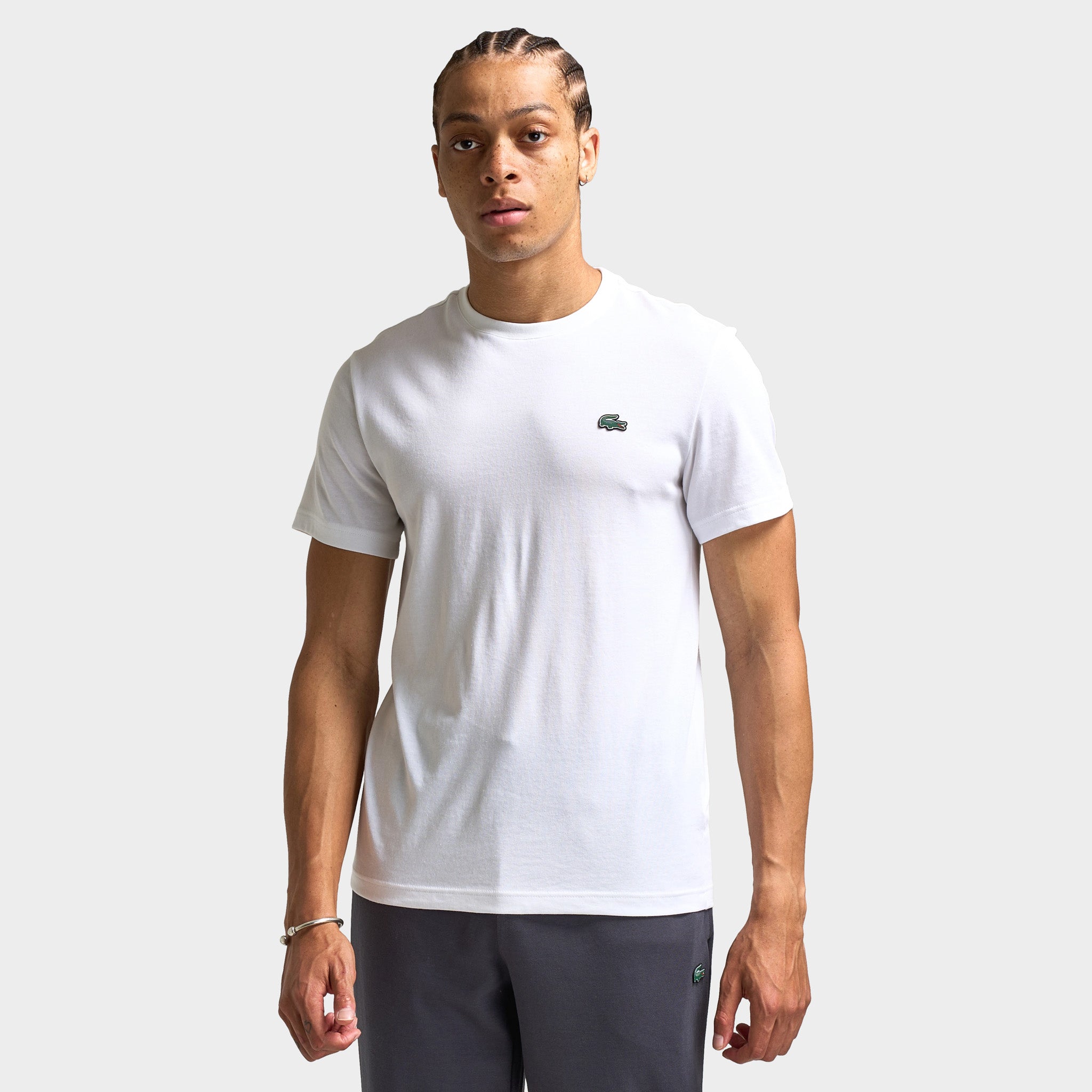 トップス bio wear LAYERED L/S TEE White Lacoste Core T-Shirt / White – JD Sports