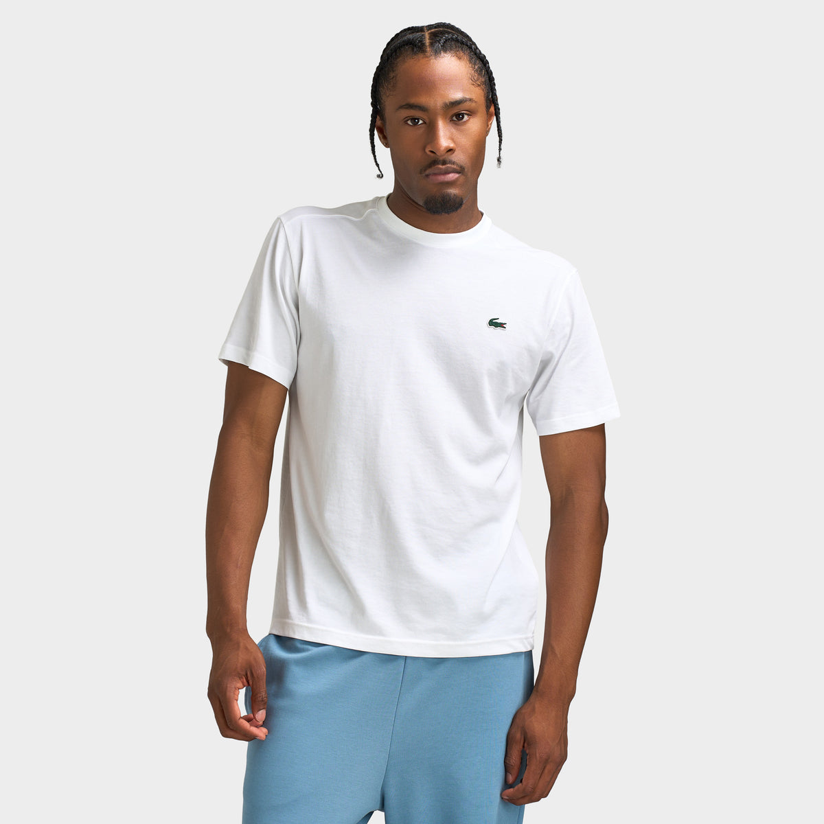 Lacoste Crewneck Tee / White