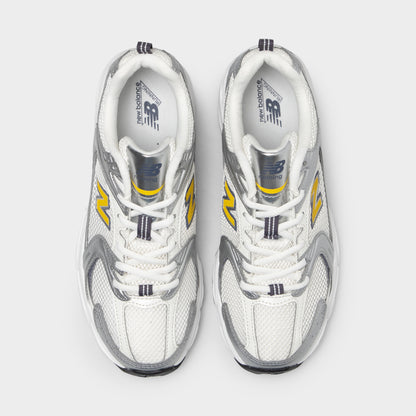 New Balance 530 Argent Métallique / Sel de Mer - Or Apollo