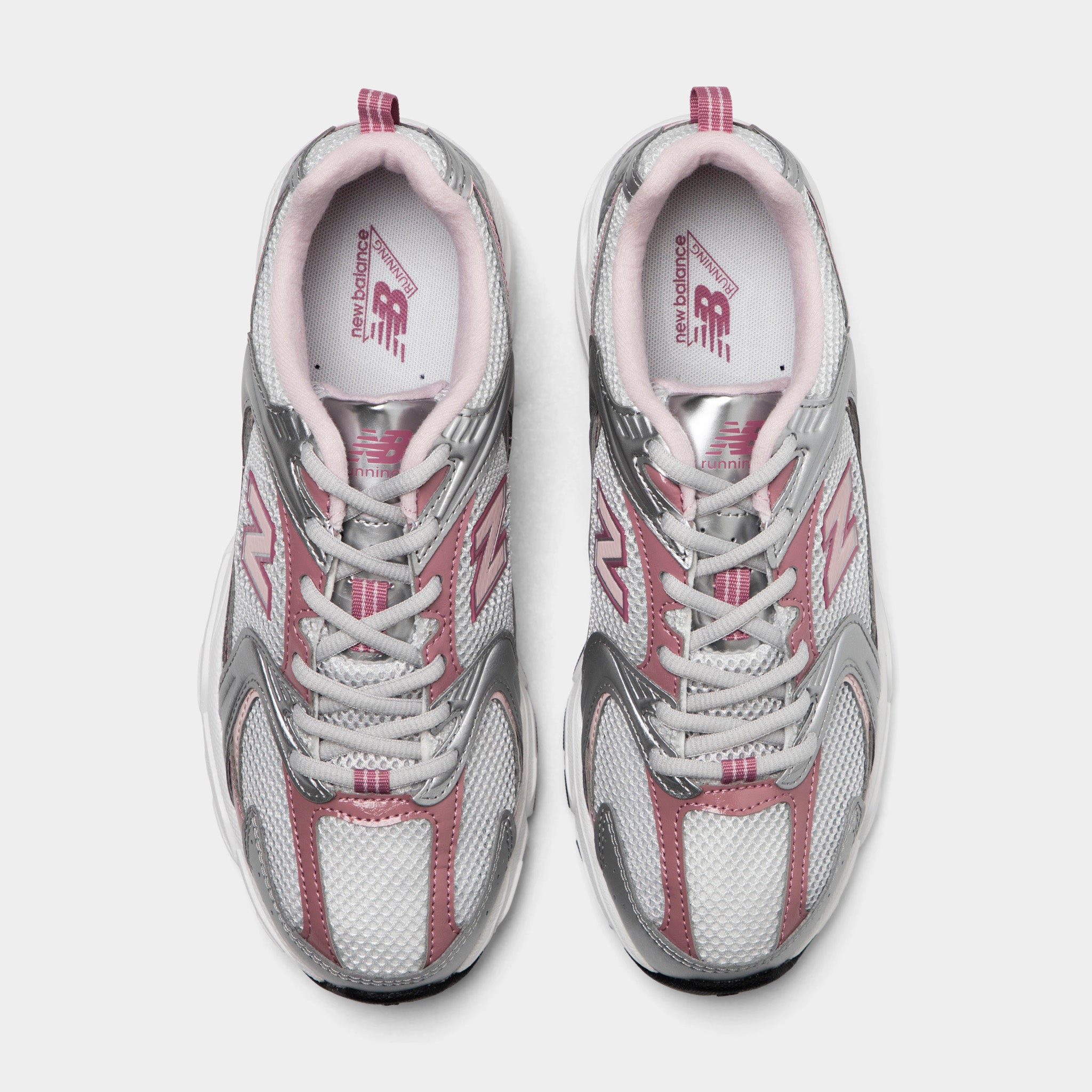 New Balance 530 Silver Metallic / Rosewood – JD Sports