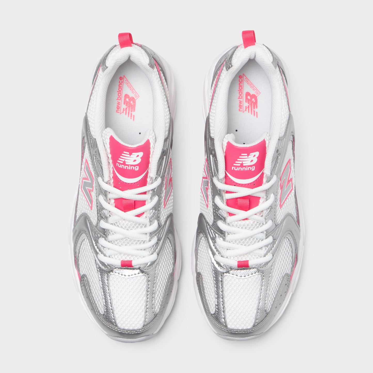 New Balance 530 Silver Metallic / Dragon Berry