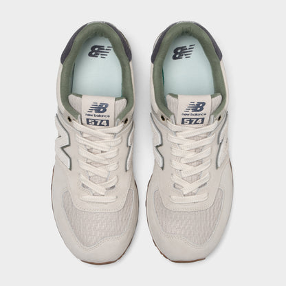 New Balance 574 Timberwolf / Dark Olivine