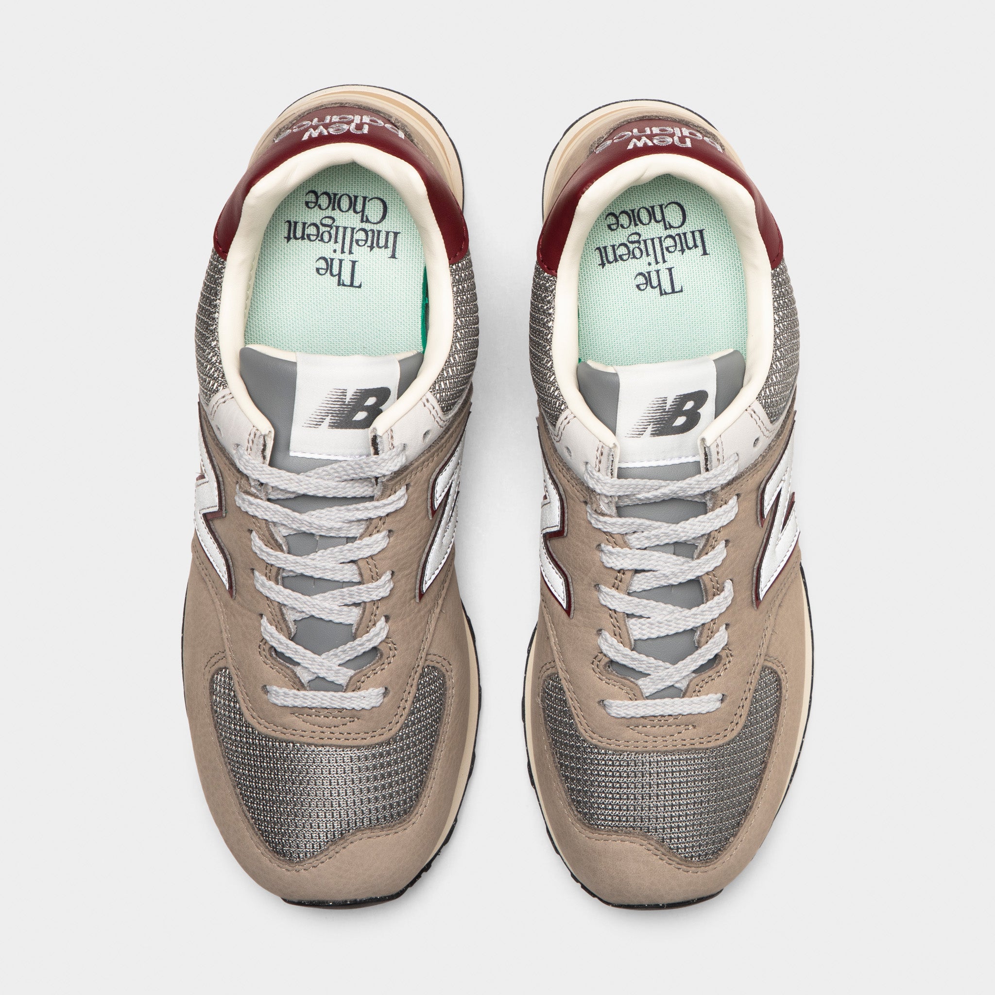 New Balance 574 Arid Stone / Monarch Burgundy – JD Sports