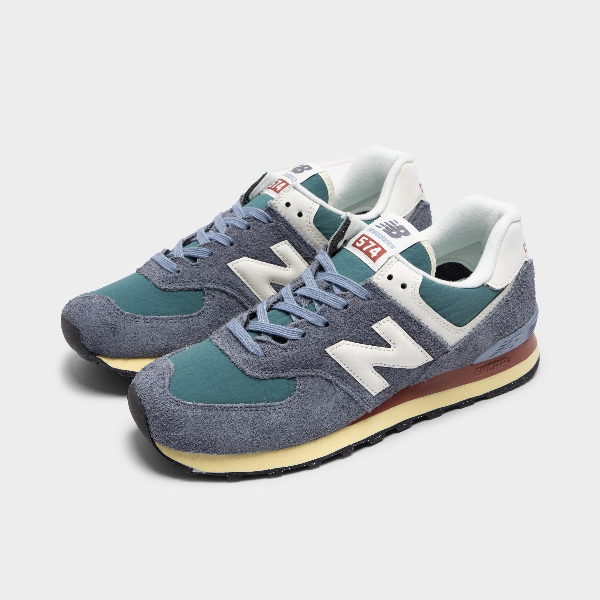 New Balance 574 Grey / Blue - Green – JD Sports