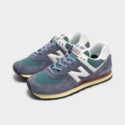 New Balance 574 Grey / Blue - Green