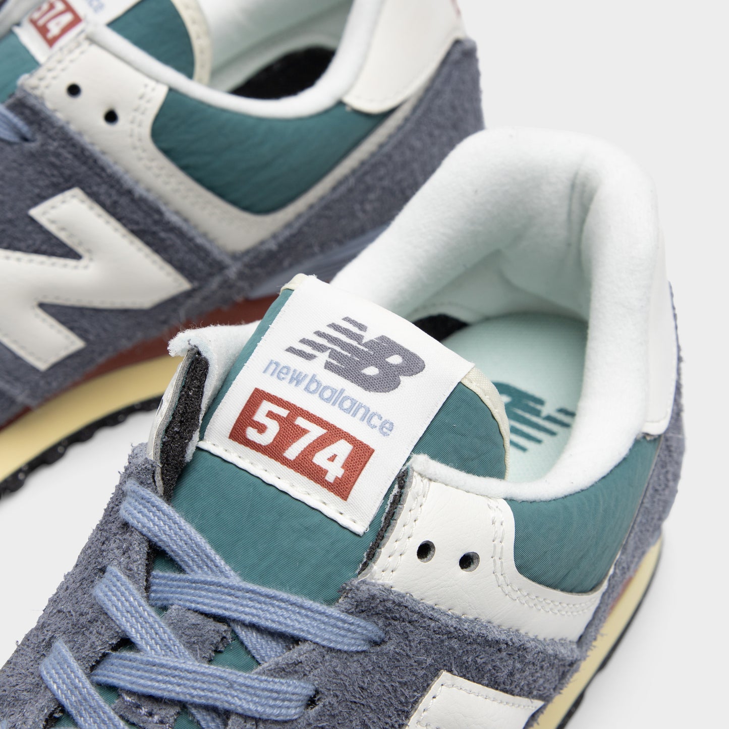 New Balance 574 Grey / Blue - Green
