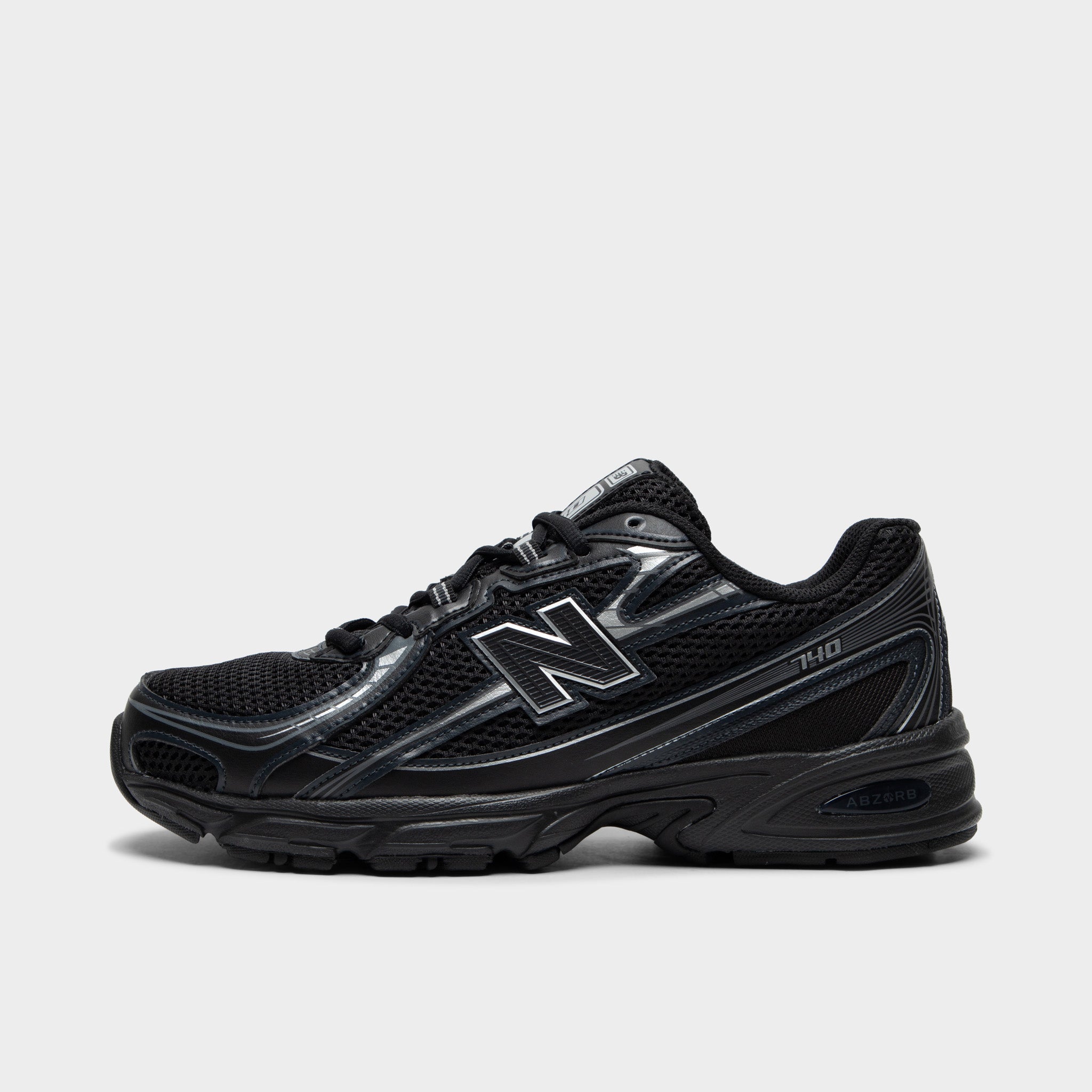 New Balance abzorb 740ブラック スニーカー New Balance 740 Black / Metallic Silver – JD Sports