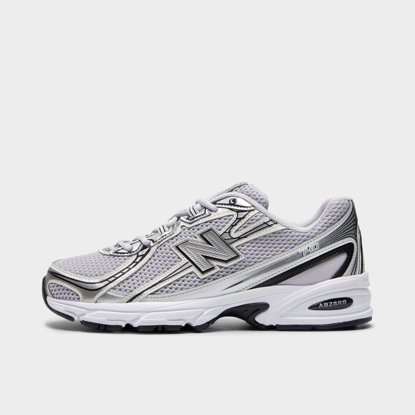 $JD New Balance 740 JD Silver / White