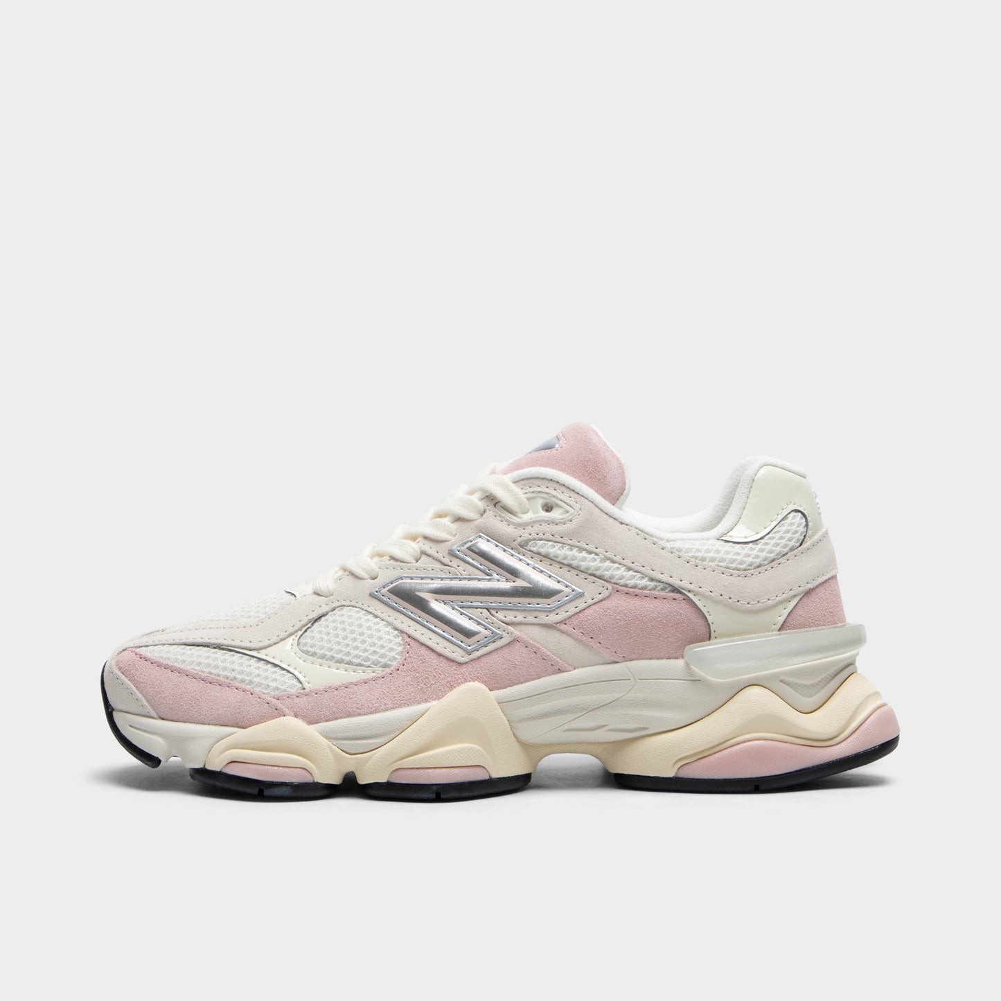 New Balance 9060 White / Pink - Silver Metallic