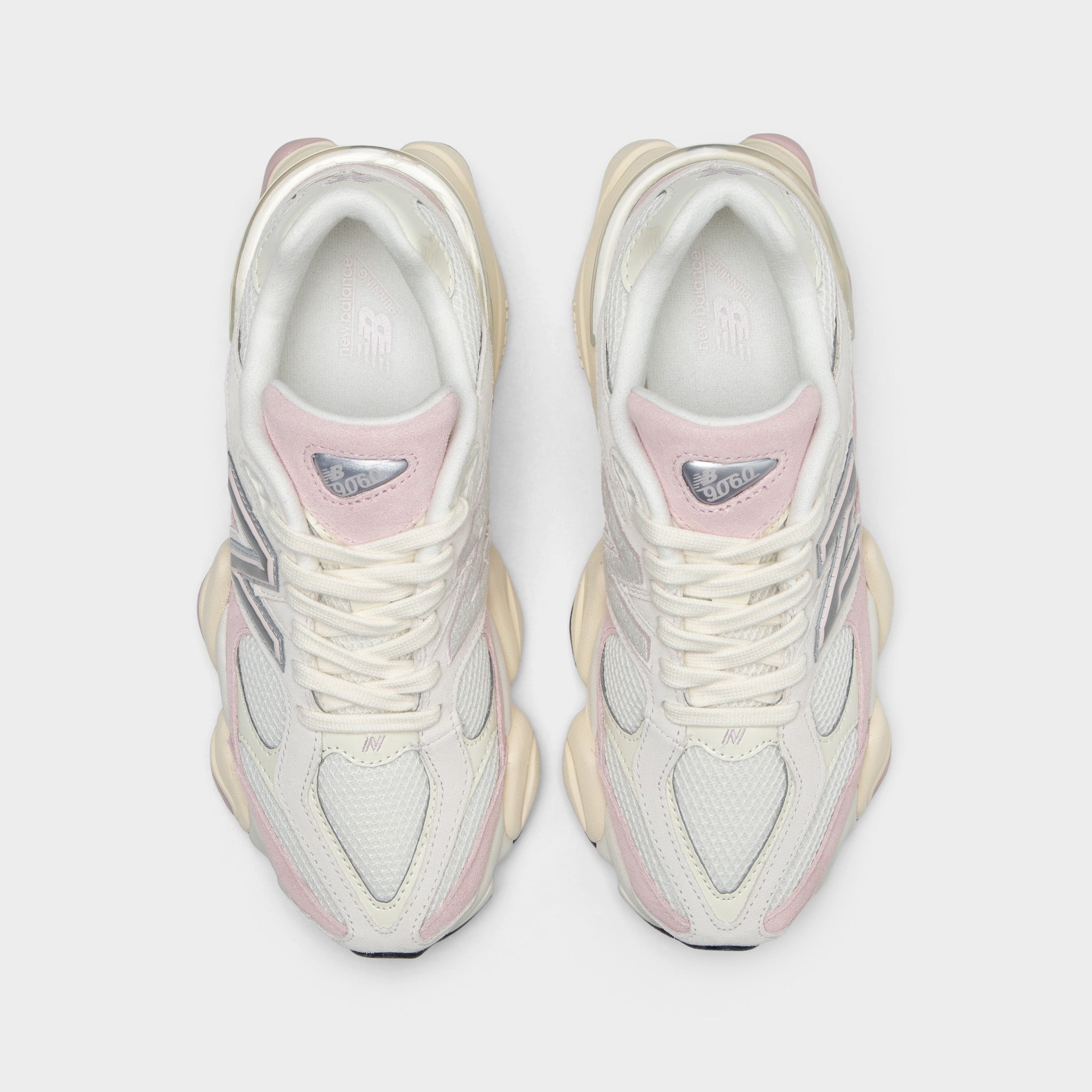 New Balance 9060 White / Pink - Silver Metallic – JD Sports