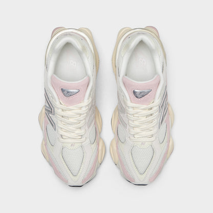New Balance 9060 White / Pink - Silver Metallic