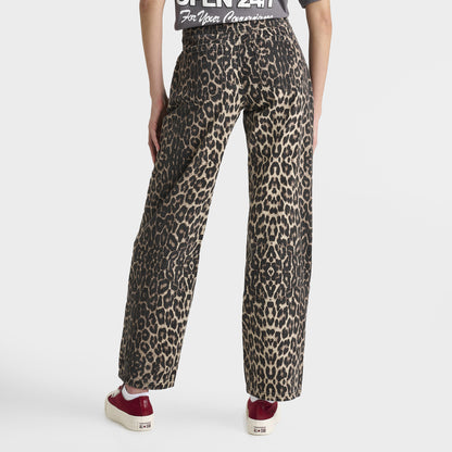 Unlike Humans Women's Jeans / Leopard Wash