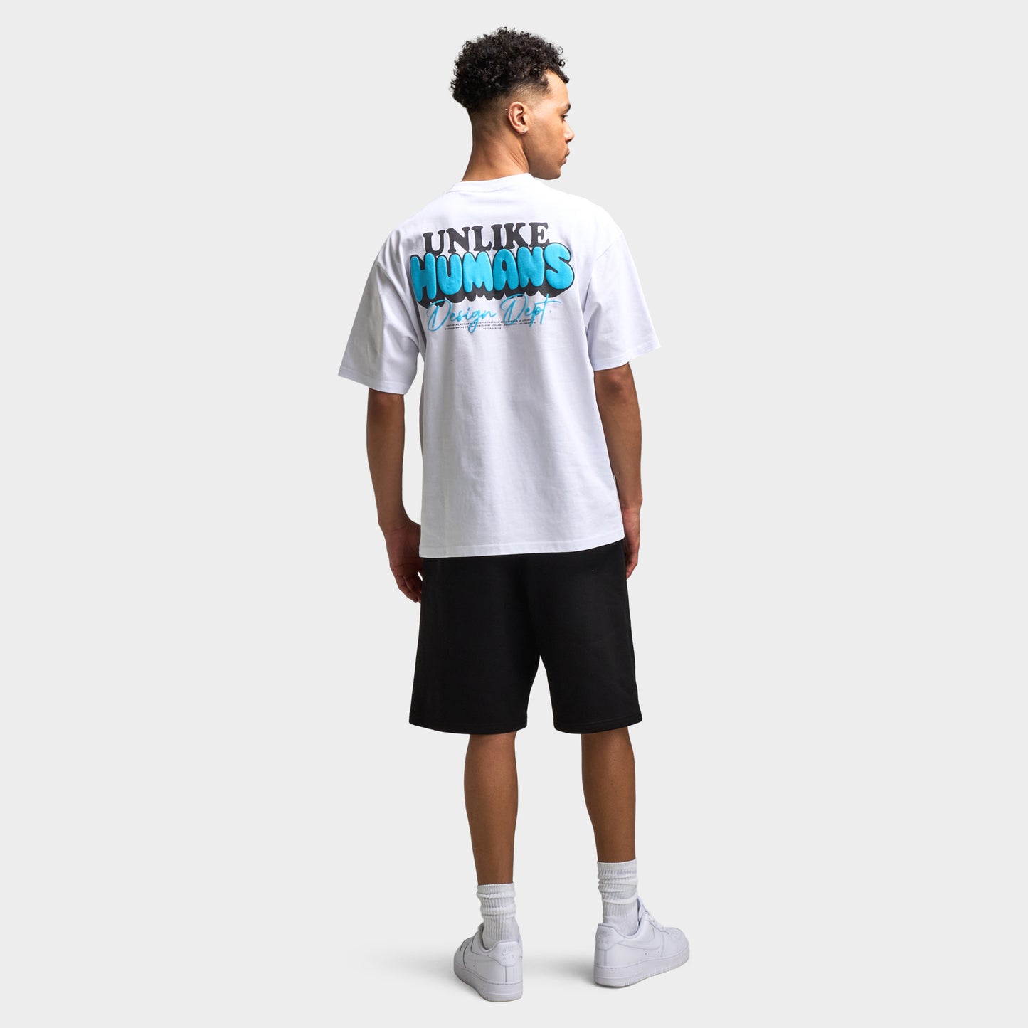 Unlike Humans Design Dept T-Shirt Graphique / Blanc Optique