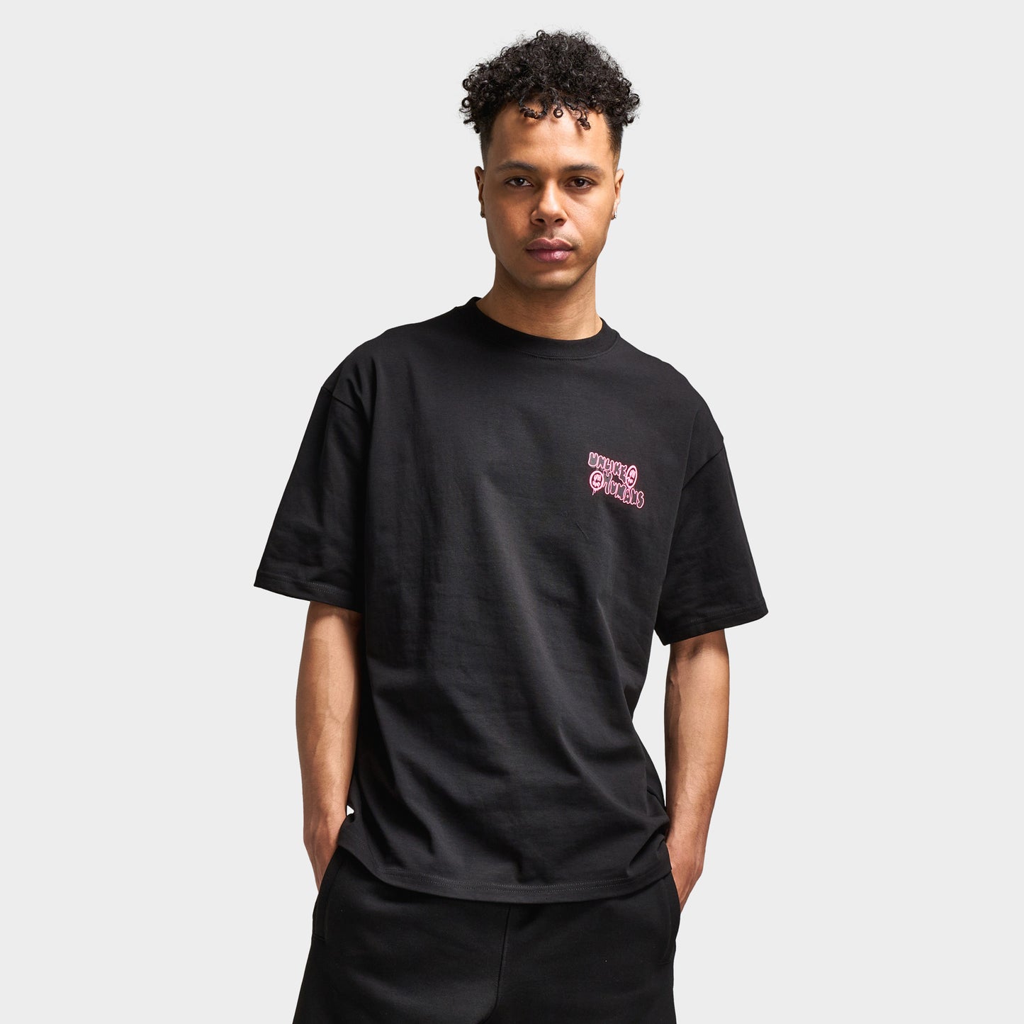 Unlike Humans Hindsight T-shirt Graphique / Noir