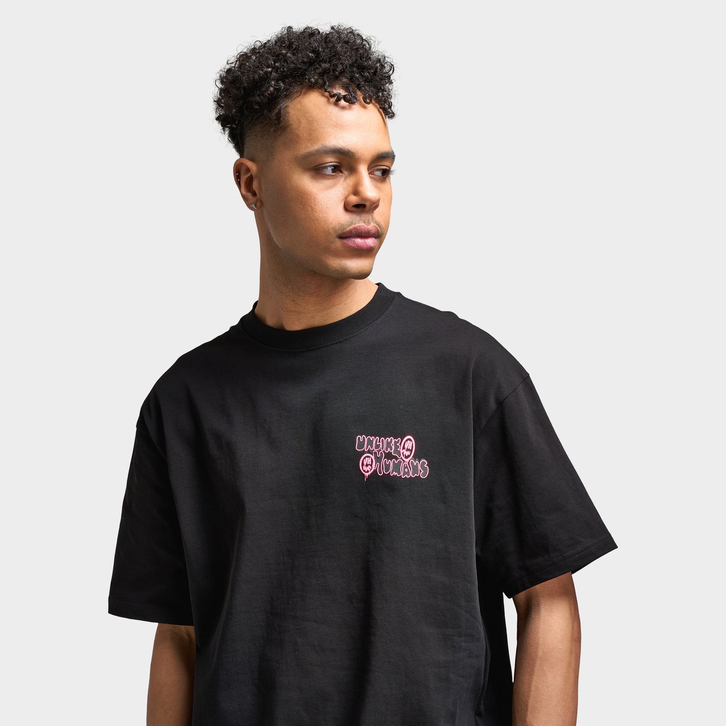 Unlike Humans Hindsight T-shirt Graphique / Noir