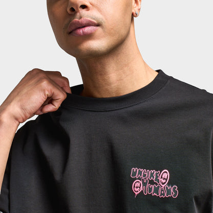 Unlike Humans Hindsight T-shirt Graphique / Noir