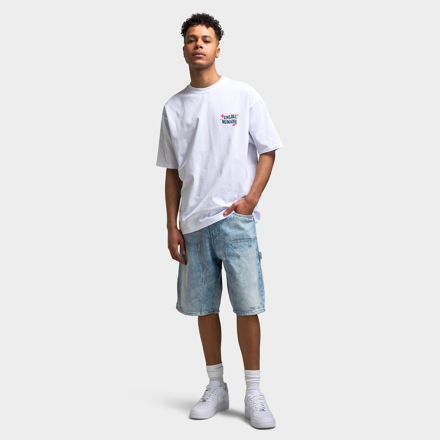Unlike Humans Good Days T-shirt Graphique / Blanc Optique