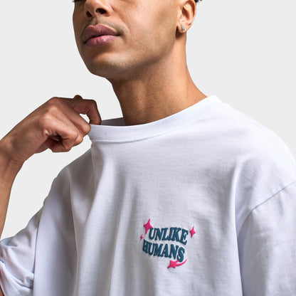 Unlike Humans Good Days T-shirt Graphique / Blanc Optique