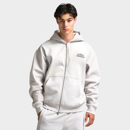 Unlike Humans Bubble Zip Up Hoodie / Vapor Blue