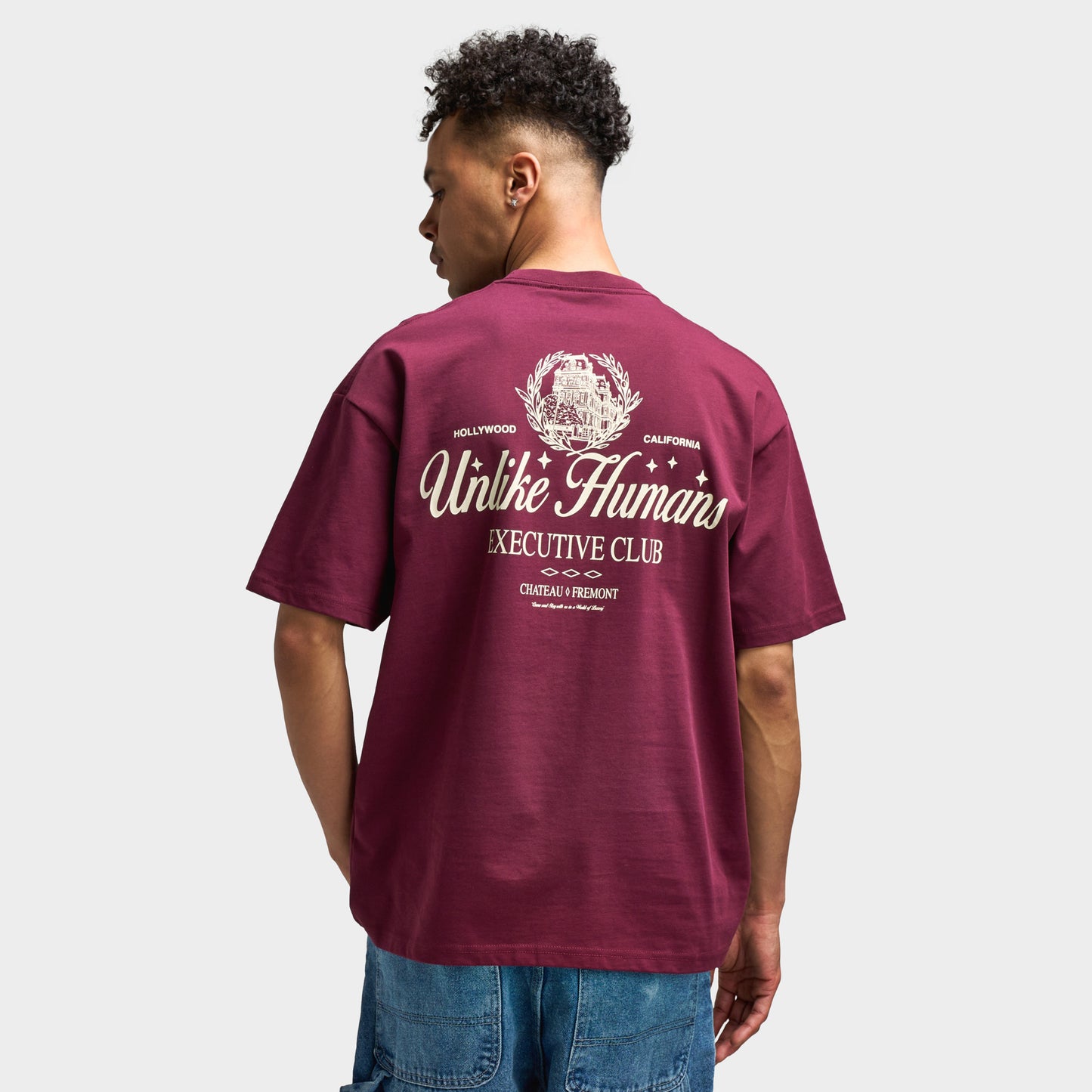 Unlike Humans Fremont T-shirt Graphique / Vin de Windsor