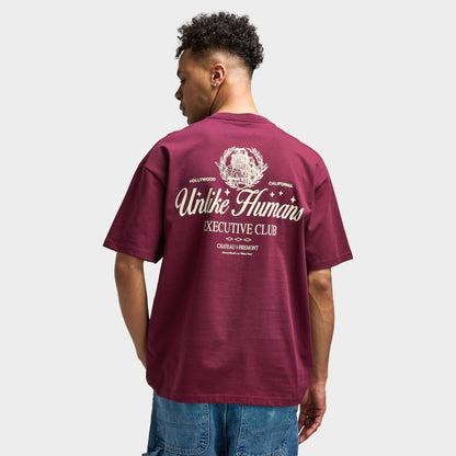 Unlike Humans Fremont T-shirt Graphique / Vin de Windsor