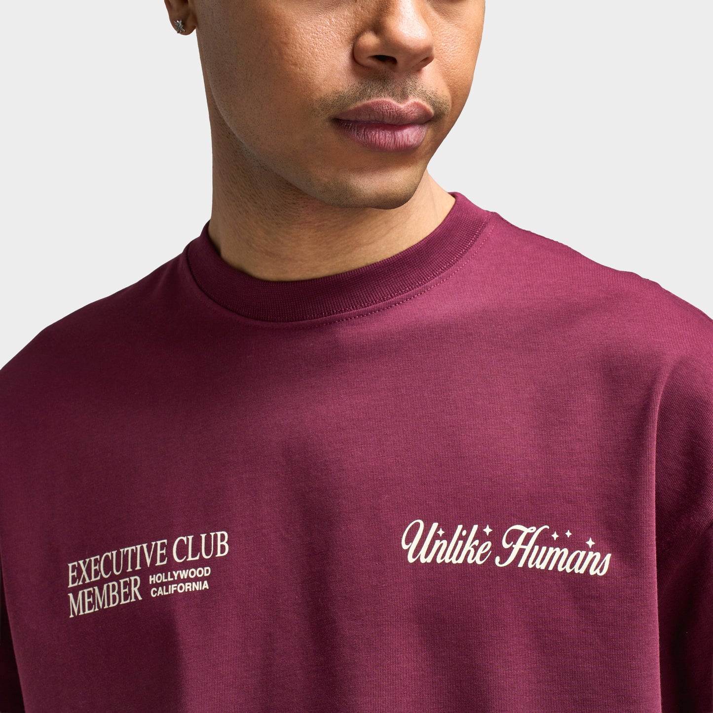 Unlike Humans Fremont T-shirt Graphique / Vin de Windsor
