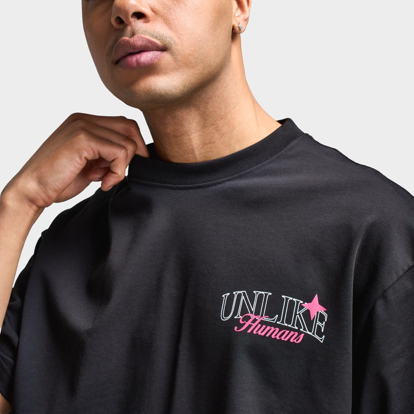 Unlike Humans T-shirt graphique Encore / Noir