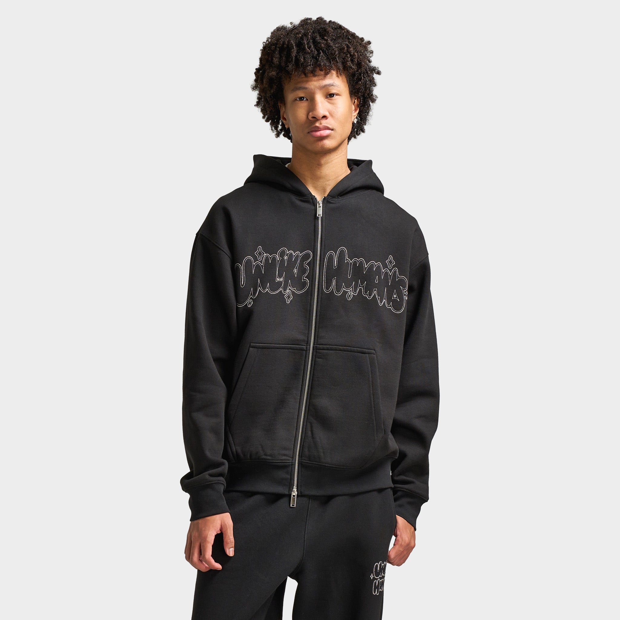 Unlike Humans Regent Full-Zip Hoodie / Black – JD Sports