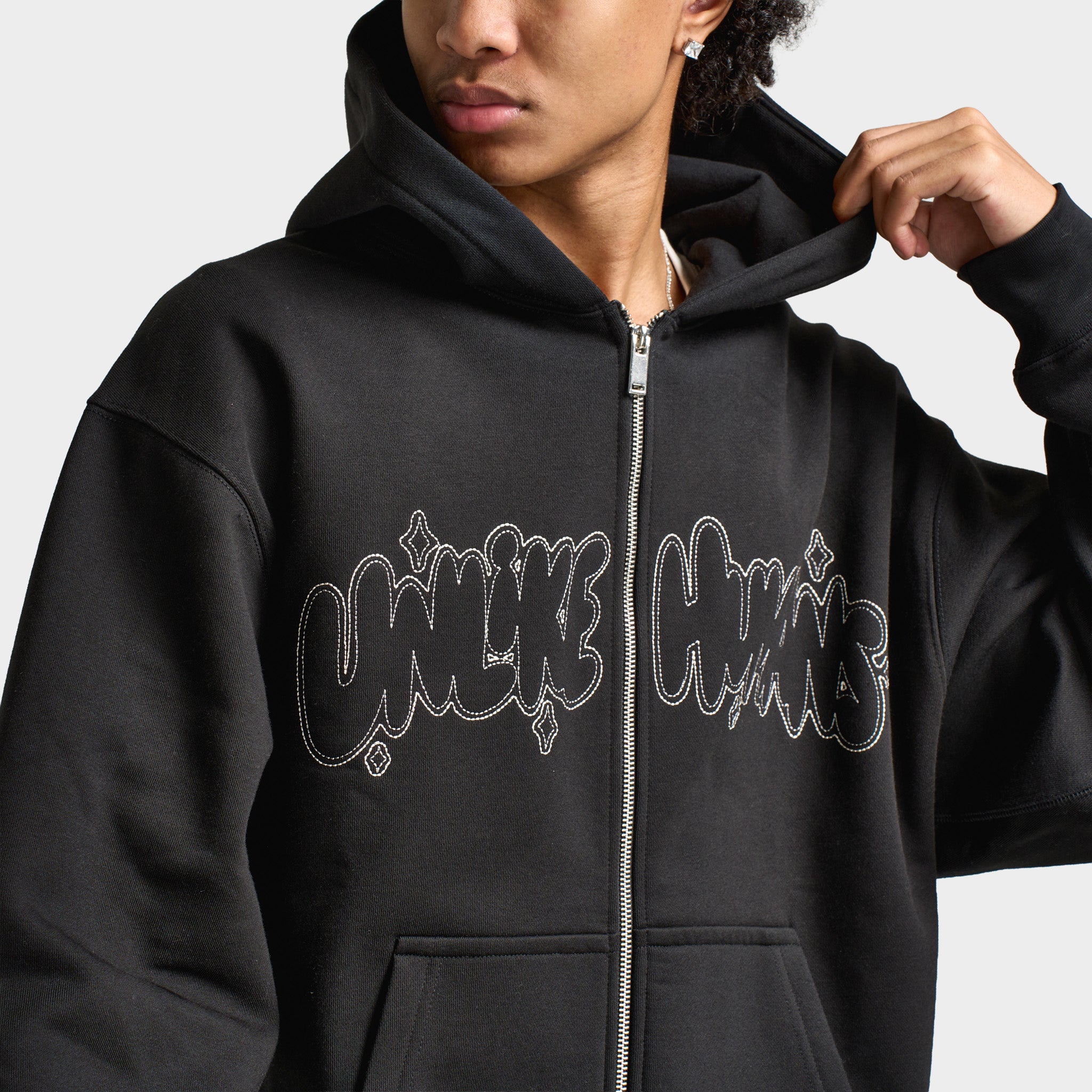 Unlike Humans Regent Full-Zip Hoodie / Black – JD Sports