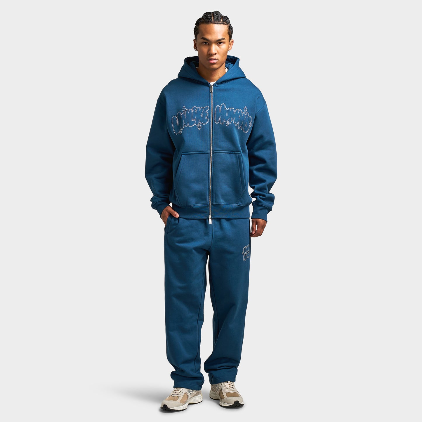 Unlike Humans Regent Full-Zip Hoodie / Moonlit Ocean