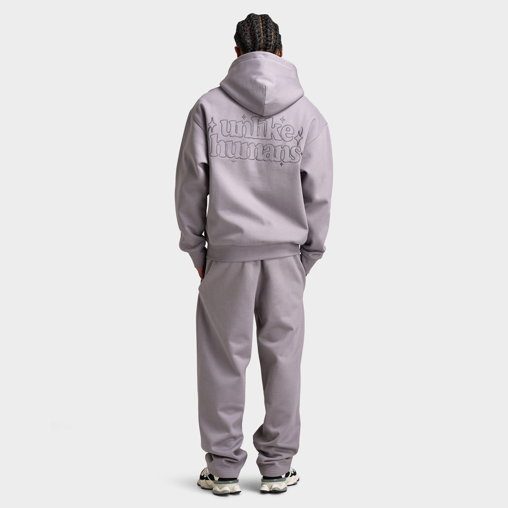 Unlike Humans Romilly Full-Zip Hoodie / Washed Storm Cloud – JD Sports