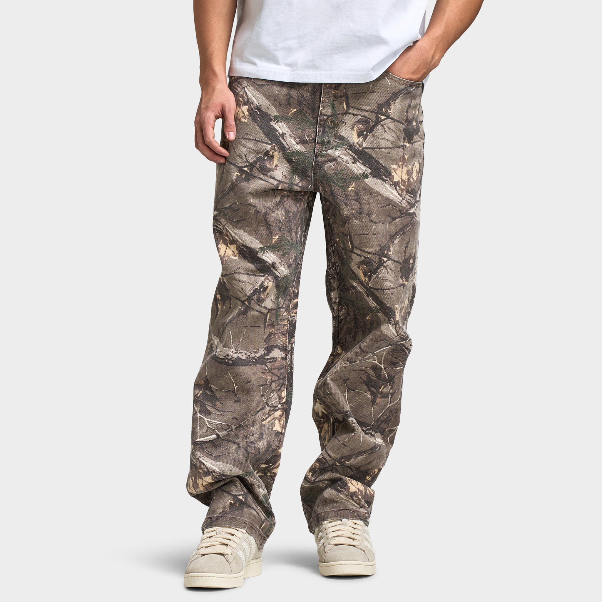 Unlike Humans Savis Jean Woodland Camo / Multi – JD Sports