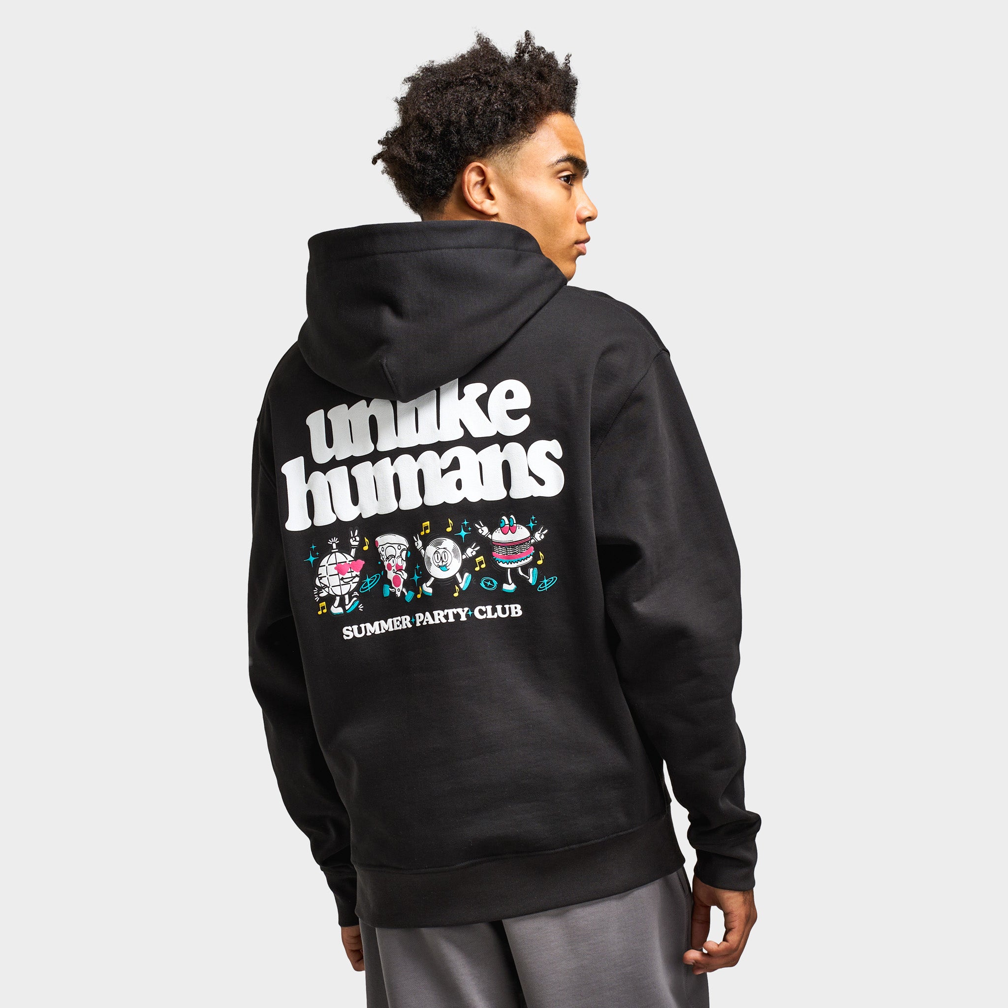 Unlike Humans Party Club Hoodie / Black – JD Sports