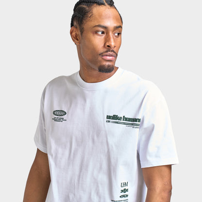 Unlike Humans Highgrade Graphic T-Shirt / Optic white