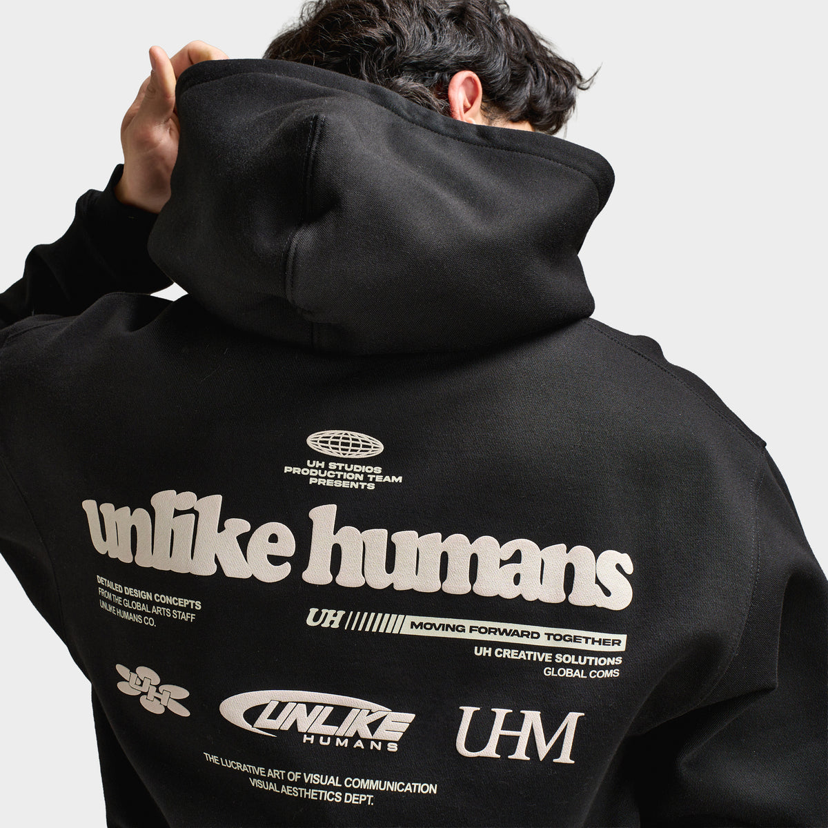 Unlike Humans Top Unlike Humans Highgrade Hoodie Black / Black – JD Sports